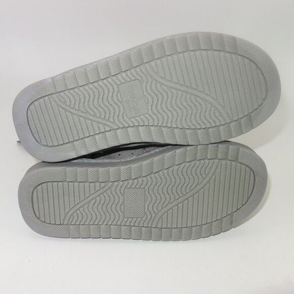 NEW Bebe Gray with Pink Rhinestones Boots Booties Girls Size 2 - Picture 6 of 6